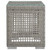 Modway Furniture Aura Gray Outdoor Patio Wicker Rattan Side Table