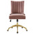 Modway Furniture Empower Gold Velvet Office Chairs