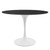 Modway Furniture Lippa White Black Marble 42 Inch Oval Dining Table