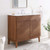 Modway Furniture Render Walnut White 36 Inch Bathroom Vanity