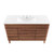 Modway Furniture Render Walnut White 48 Inch Single Sink Bathroom Vanity