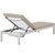 Modway Furniture Shore PU Outdoor Patio Chaises with Cushions