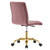 Modway Furniture Prim Gold Velvet Armless Office Chairs