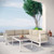 Modway Furniture Shore 4pc Outdoor Sectional