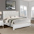 Bella Esprit Belisa White Faux Leather 5pc Bedroom Set with Queen Bed