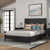 Alpine Furniture Flynn Acorn Platform Beds