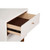 Alpine Furniture Dakota White Acorn Two Drawer Nightstand