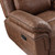 New Classic Furniture Ryland Brown Power Glider Recliner