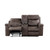 New Classic Furniture Quade Mocha Dual Recliners Loveseat with Console