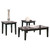 Ashley Furniture Maysville Black 3pc Occasional Table Set