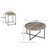 Ashley Furniture Wadeworth Two Tone 3pc Occasional Table Set