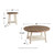 Ashley Furniture Bolanbrook Two Tone 3pc Occasional Table Set