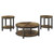 Ashley Furniture Roybeck Light Brown Bronze 3pc Occasional Table Set