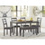 Ashley Furniture Bridson Gray Rectangle 6pc Dining Room Set