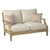 Ashley Furniture Clare View Beige Wood Loveseat