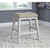 2 Ashley Furniture Skempton Two Tone Stools