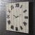 Ashley Furniture Bronson Whitewash Black Wall Clock