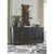 Ashley Furniture Roseworth Distressed Black Accent Cabinet