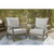 2 Ashley Furniture Visola Gray Lounge Chairs With Cushion