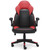 Ashley Furniture Lynxtyn Red Black Faux Leather Swivel Desk Chair