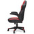 Ashley Furniture Lynxtyn Red Black Faux Leather Swivel Desk Chair