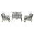 Ashley Furniture Visola Gray Outdoor Loveseat With Cushion