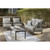 Ashley Furniture Visola Gray Outdoor Loveseat With Cushion