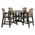 2 Ashley Furniture Fairen Trail Driftwood Outdoor Tall Barstools