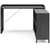 Ashley Furniture Yarlow Black Wood L Desk