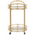 Ashley Furniture Wynora Gold Bar Cart