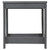 Ashley Furniture Amora Charcoal Gray Square End Table