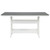 Ashley Furniture Transville Gray White Outdoor Rectangle Counter Table