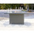 Ashley Furniture Palazzo Gray Rectangle Bar Table With Fire Pit