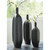 3 Ashley Furniture Rhaveney Black Resin Vase