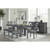 Ashley Furniture Myshanna Gray Rectangle Extension Dining Table