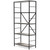 Ashley Furniture Bayflynn White Black 5 Shelf Bookcase