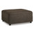 Ashley Furniture Allena Gunmetal Oversized Accent Ottoman