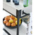 Ashley Furniture Bayflynn White Black Bar Cart