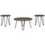 Ashley Furniture Hadasky Two Tone 3pc Occasional Table Set