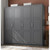 Palace Imports Cosmo Gray 4 Raised Panel Door Wardrobe With 4 Shelves