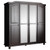 Palace Imports Kyle Java 4 Door Wardrobe With Mirrored Door With 8 Small And 3 Large Shelf