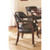 Steve Silver Tournament Cherry Black 5pc Dining Room Set