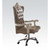 Acme Furniture Versailles Vintage Gray Bone White Executive Desk And Chair Set