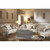 Acme Furniture Chantelle Rose Gold Pearl White 3pc Living Room Set