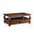 Acme Furniture Amado Walnut 3pc Rectangle Coffee Table Set