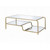 Acme Furniture Astrid Gold Mirrored 3pc Coffee Table Set