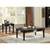 Acme Furniture Ernestine Black Rectangle 3pc Coffee Table Set