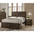 Acme Furniture Elettra Rustic Walnut 2pc Bedroom Set With Queen Bed