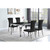 Coaster Furniture Carone Black 5pc Dining Room Set