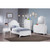 Coaster Furniture Dominique White 2pc Bedroom Set with Full Bed